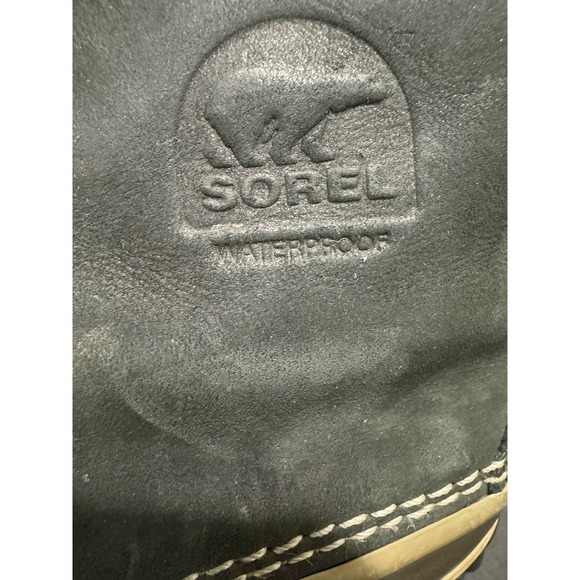 Sorel Out N About Womens Sz 9.5 #NL2133-010 Waterproof Ankle Duck Boots Grey Tan - Picture 8 of 9